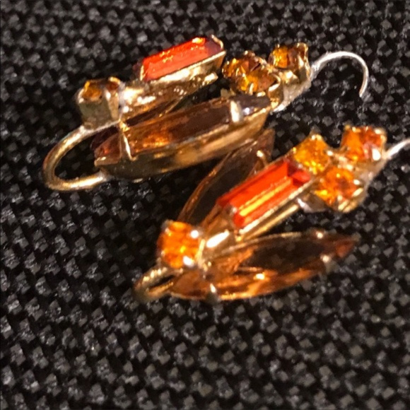 Citrine & Smokey Quartz Earrings ~ Custom Made ~ - Picture 3 of 6
